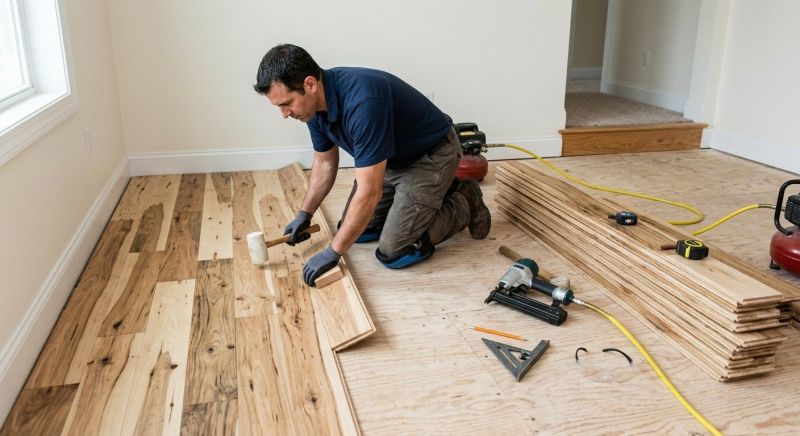 Hickory Floor Installation in Venice, FL