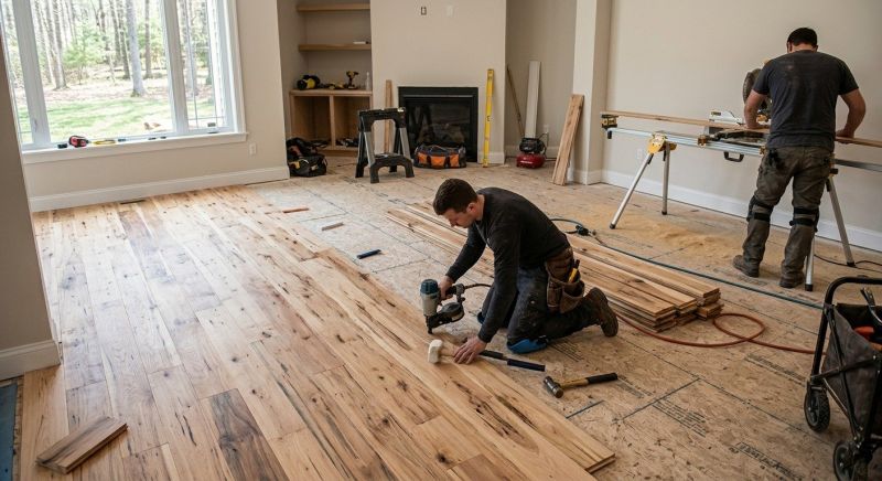 Hickory Floor Installation in Venice, FL