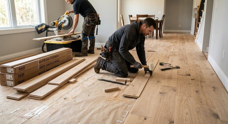 Oak Floor Installation in Nokomis, FL