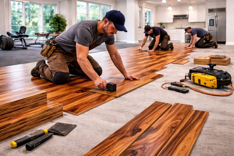 Teak Flooring Installation in Venice, FL