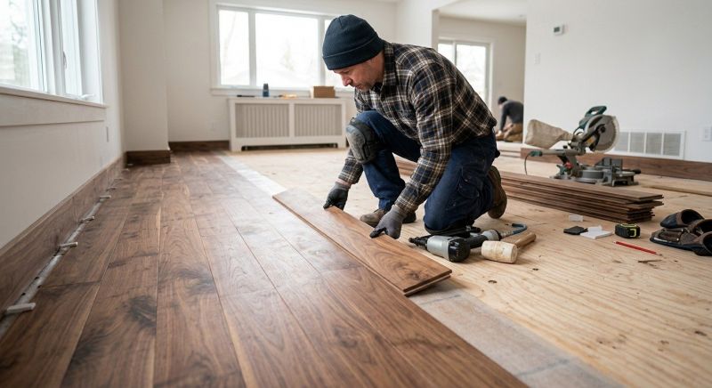 Walnut Flooring Installation in Venice, FL