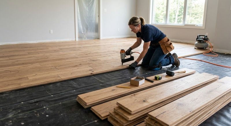 Walnut Flooring Installation in Venice, FL