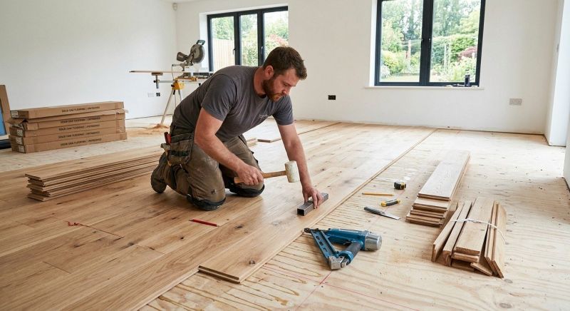 White Oak Floor Installation in Venice, FL