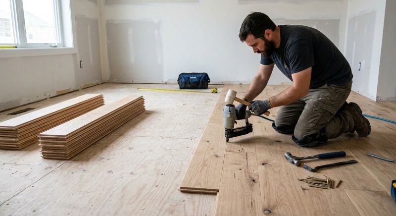 White Oak Floor Installation in Venice, FL